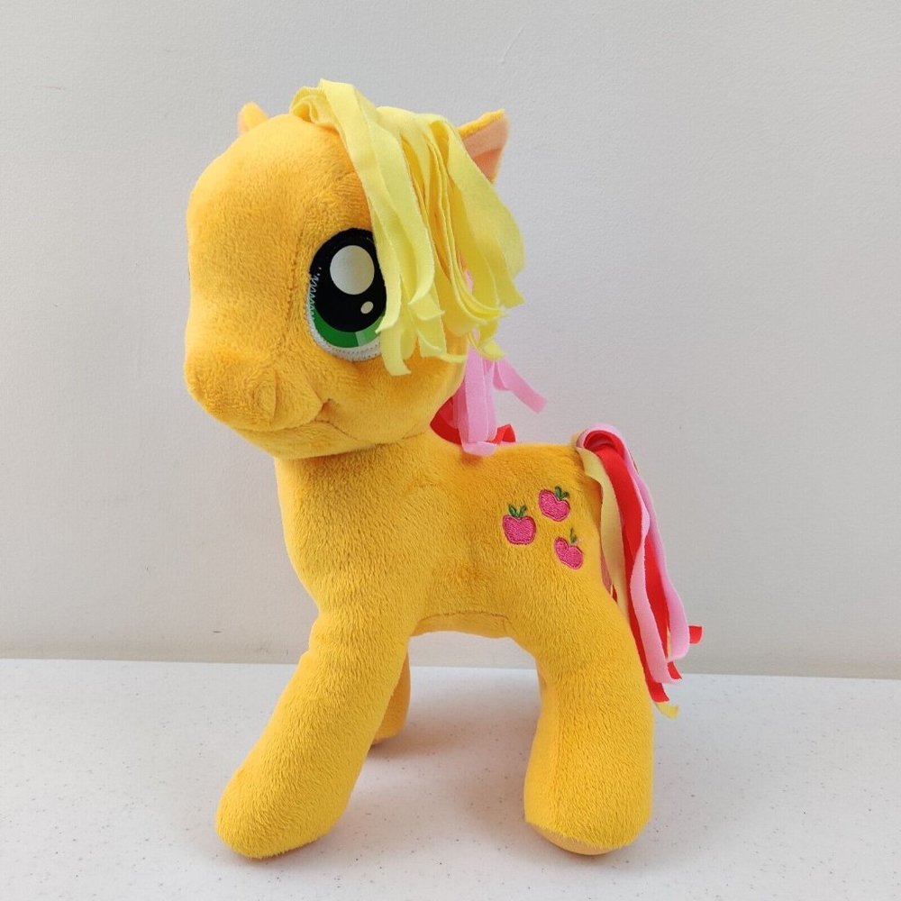 My Little Pony Applejack Plush Yellow with Apples Stuffed Animal Toy 2014